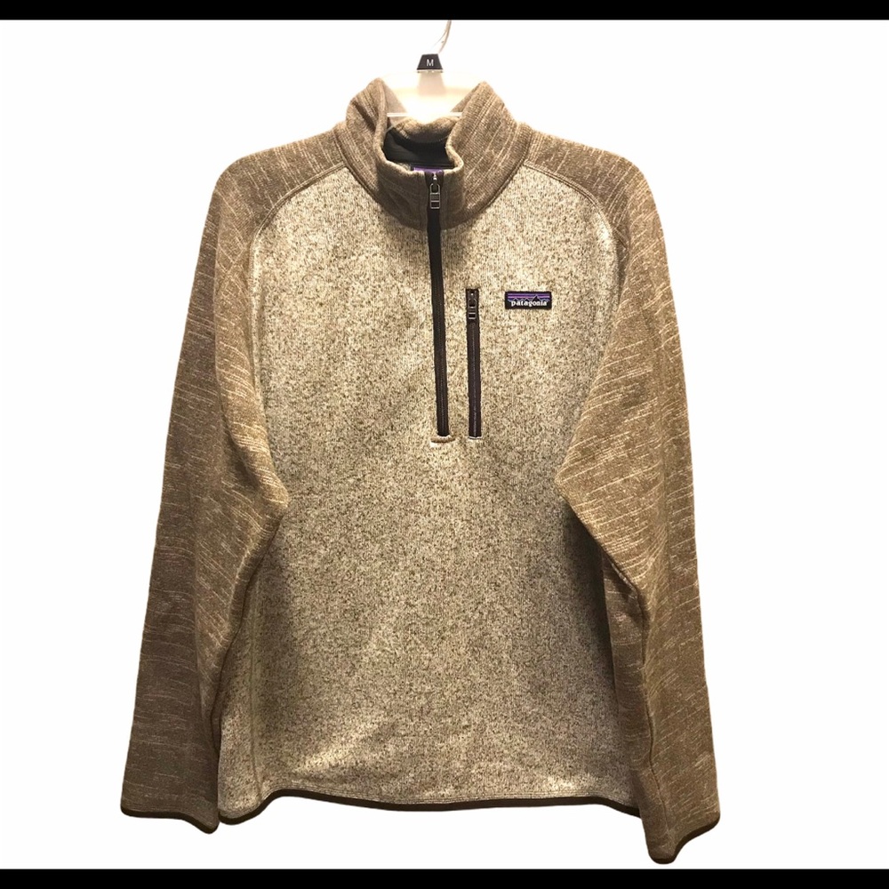 Patagonia Better Sweater Bleached Stone/Khaki EUC
